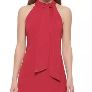 New with tags. Vince size 6 pink halter bow dress
